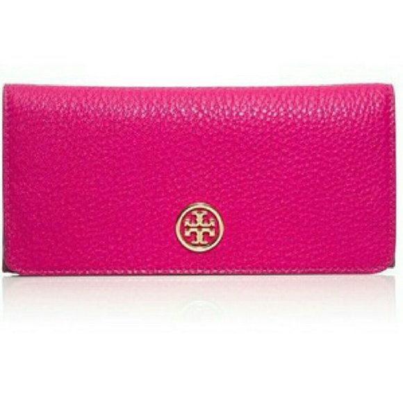 [Tory Burch] Robinson Pebbled Leather Jewelry Roll - Picture 1 of 3